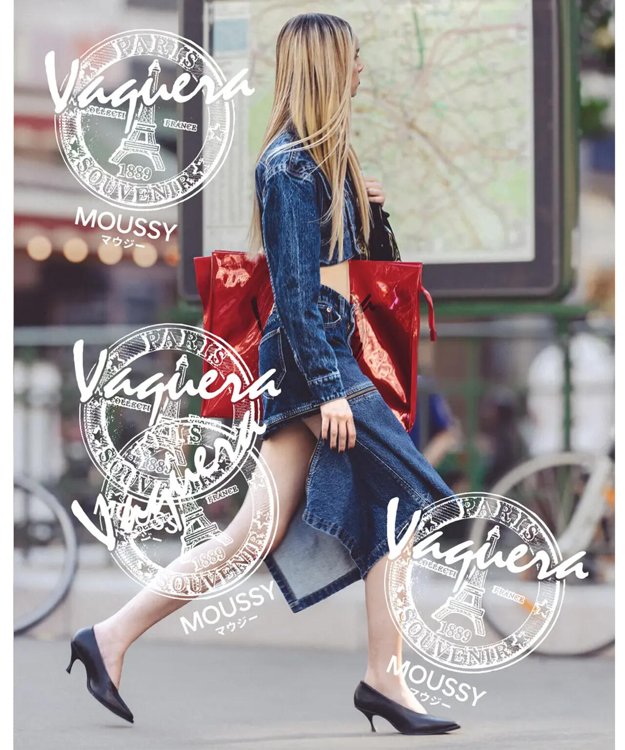 VAQUERA×MOUSSY/ヴァケラ×マウジー/VQ LARGE SHOPPING BAG