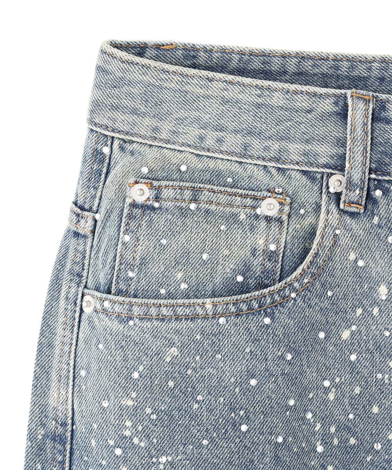 ダンケシェーン八百屋さん WEB&DEPOT限定】DankeSchon/ダンケシェーン/RHINESTONE DENIM | L.H.P