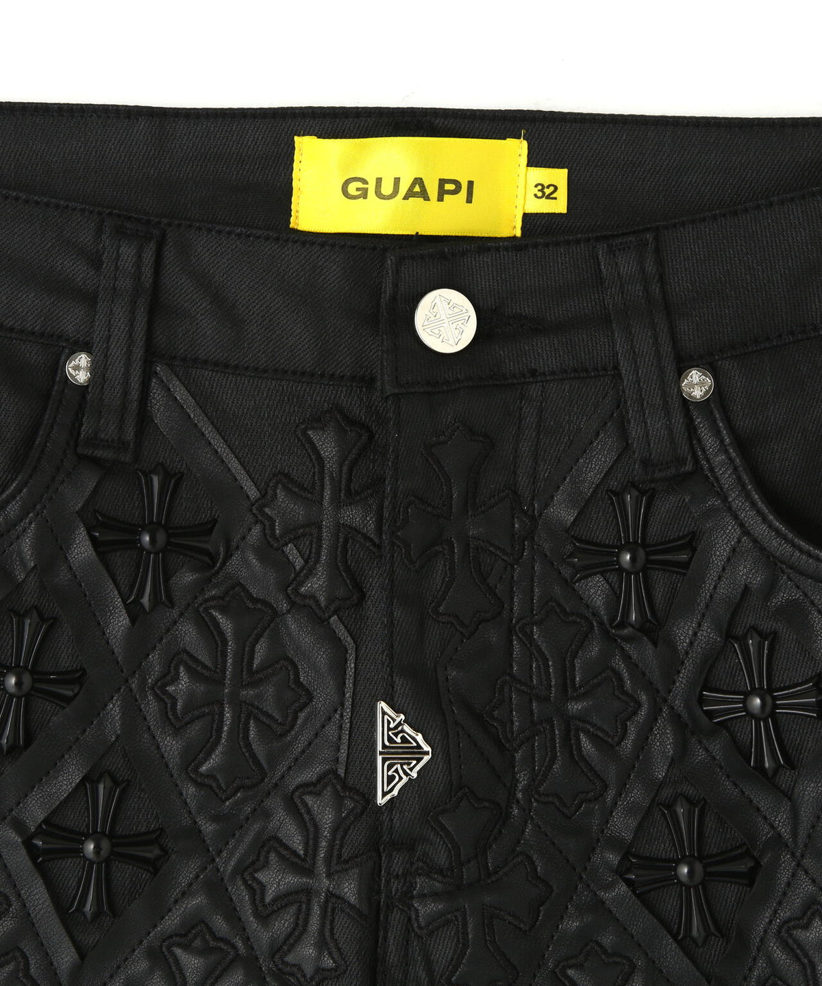 GUAPI/グアピ/All Black Relic Waxed Denim