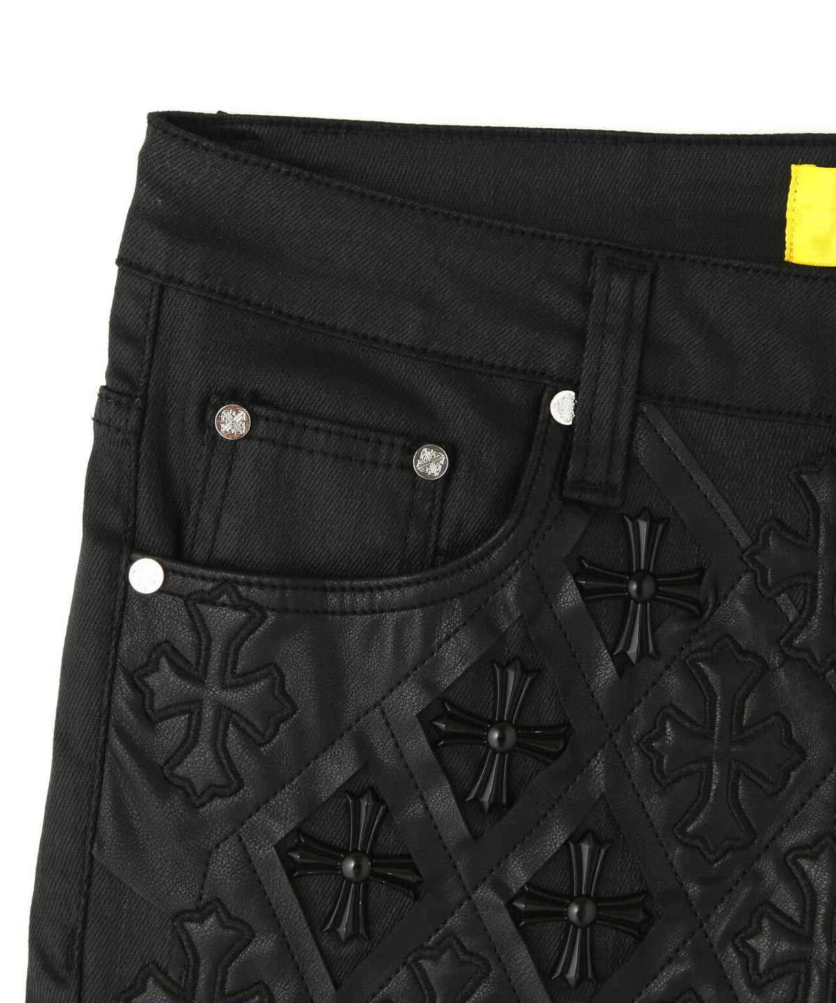 GUAPI/グアピ/All Black Relic Waxed Denim