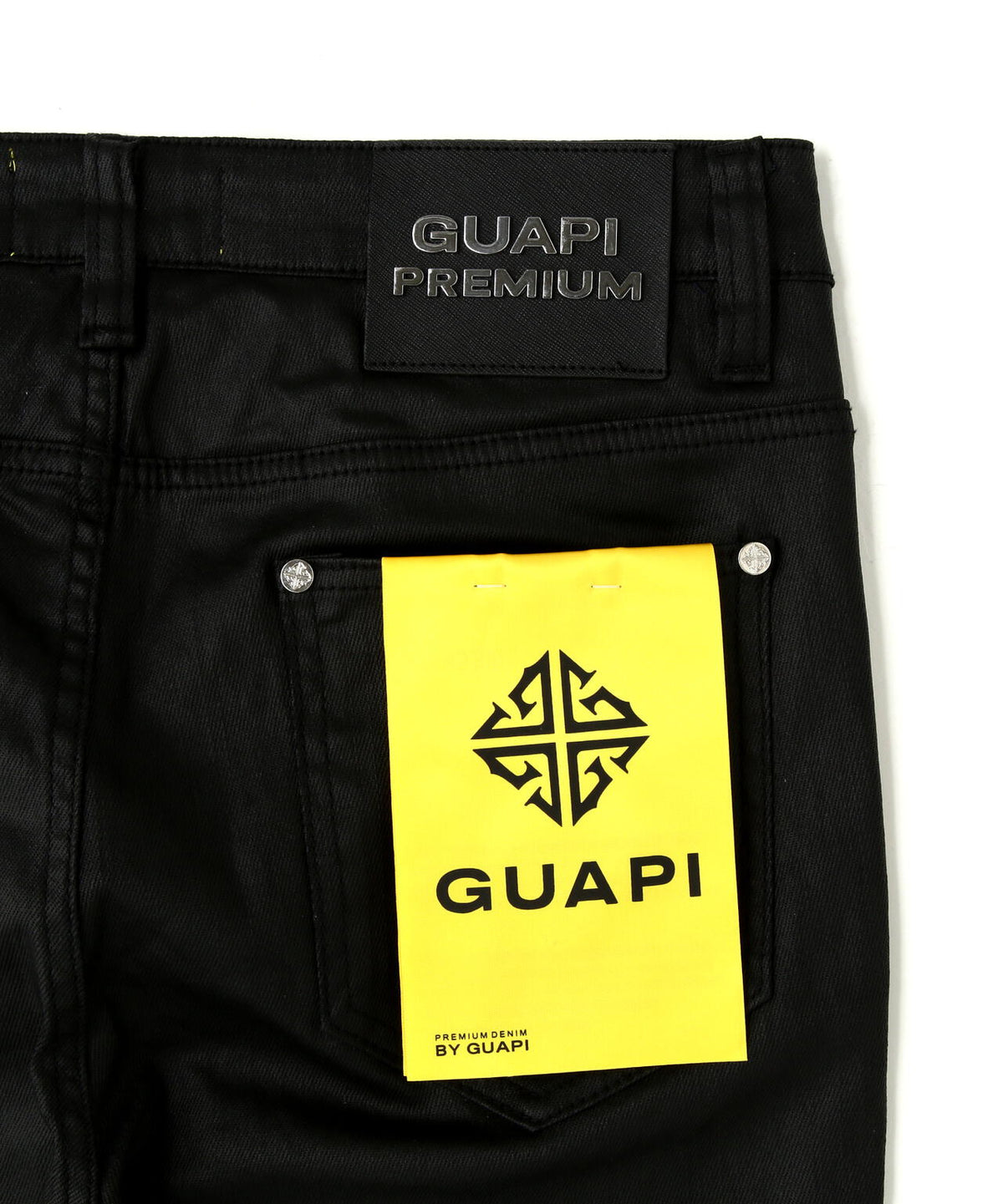 GUAPI/グアピ/All Black Relic Waxed Denim