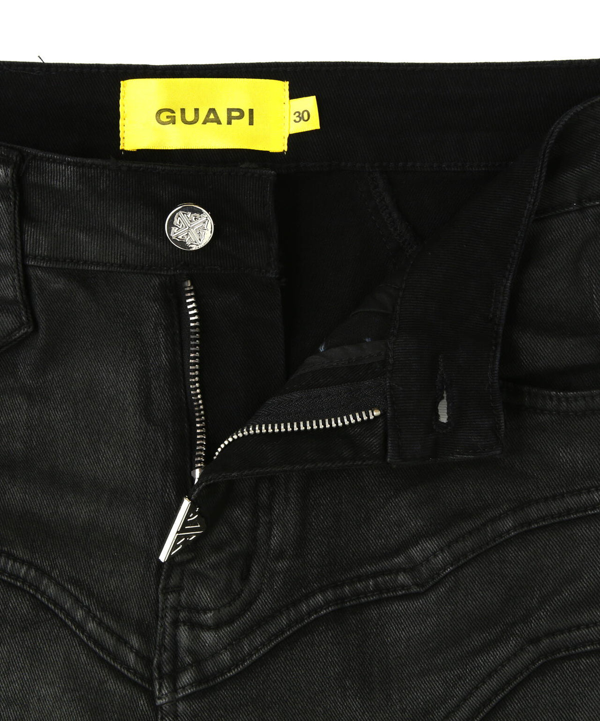 GUAPI/グアピ/Black Waxed Rope Denim