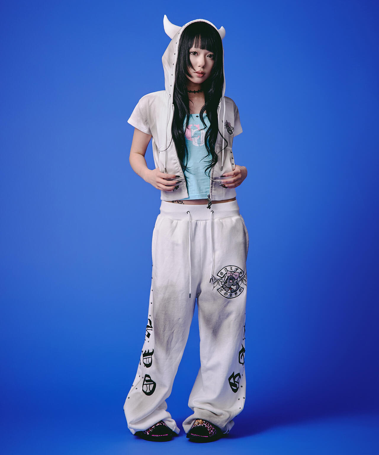 GALFY/ガルフィー/【LHP EXCLUSIVE】地雷ギャル スウェットパンツ