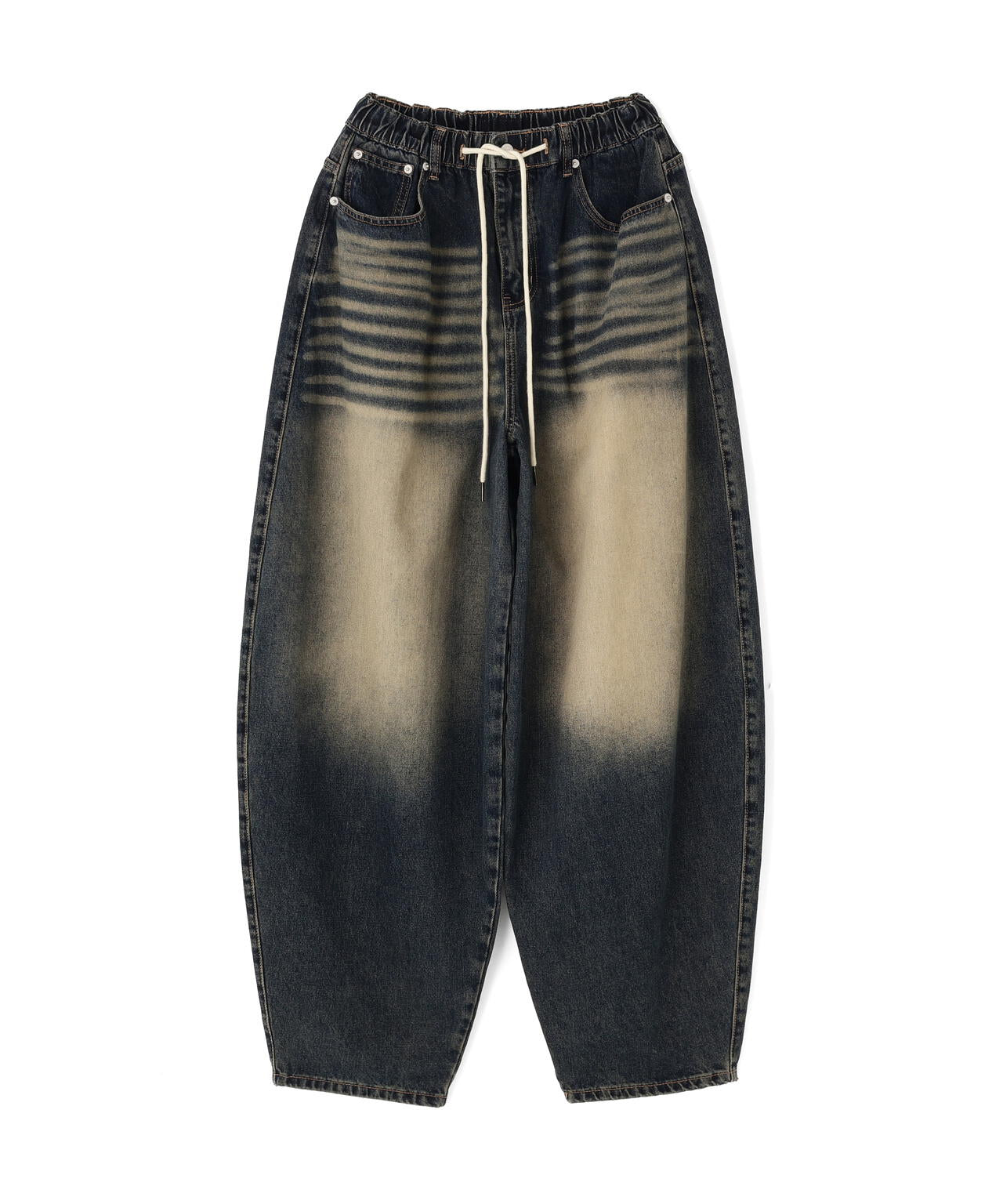 SIS/エスアイエス/Washed Wide Denim Pants