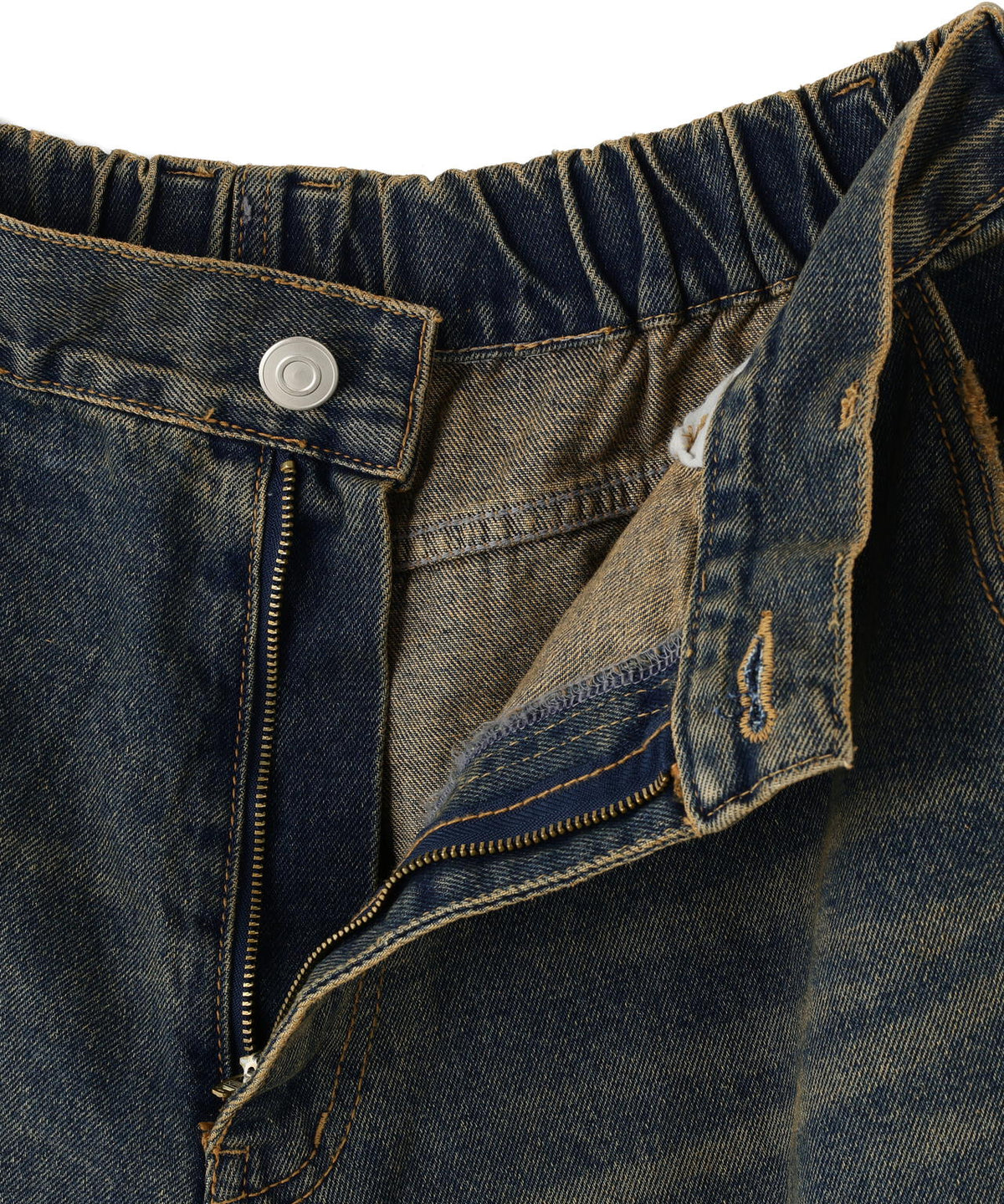 SIS/エスアイエス/Washed Wide Denim pants