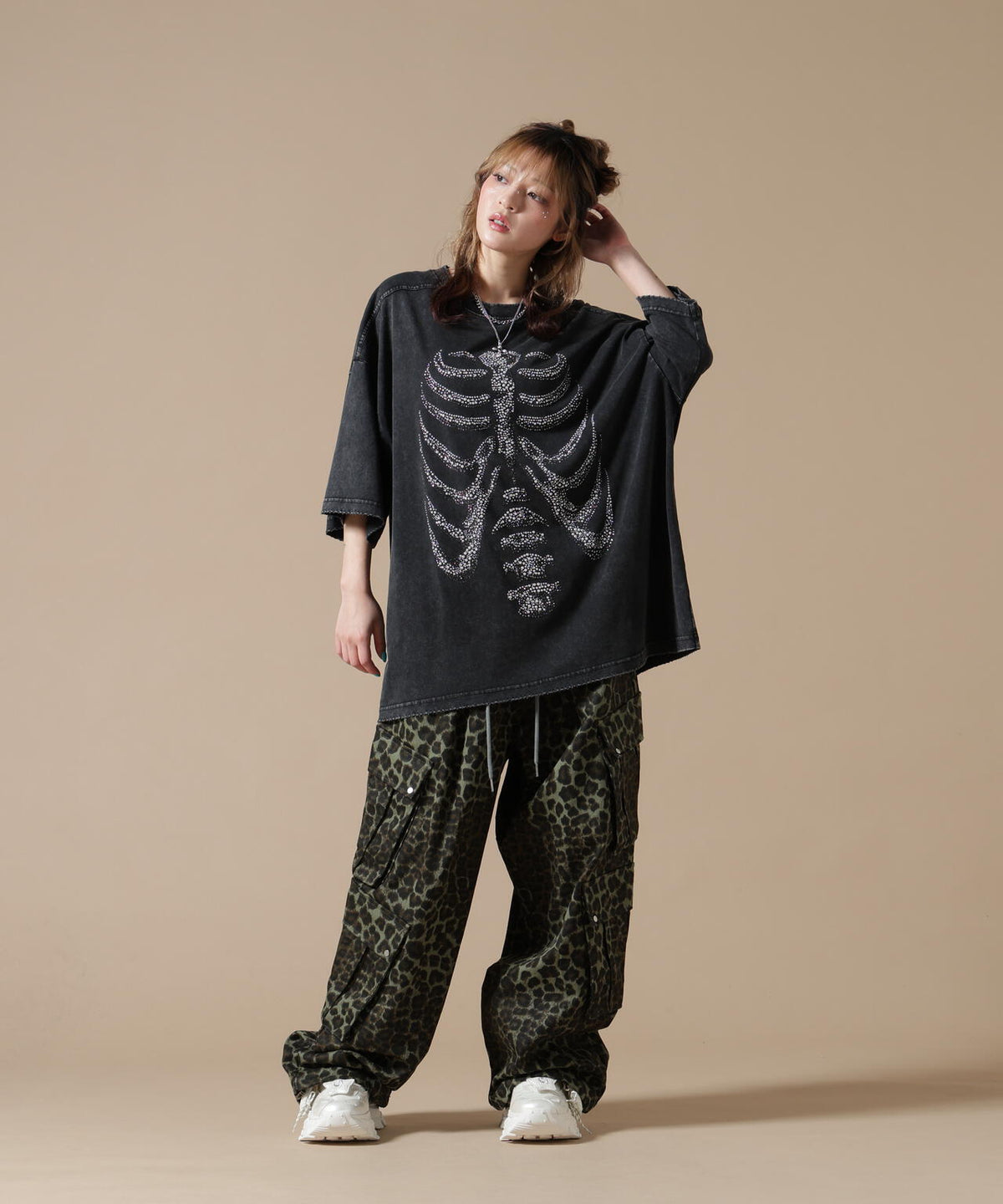SIS/エスアイエス/Leopard Wide Pants