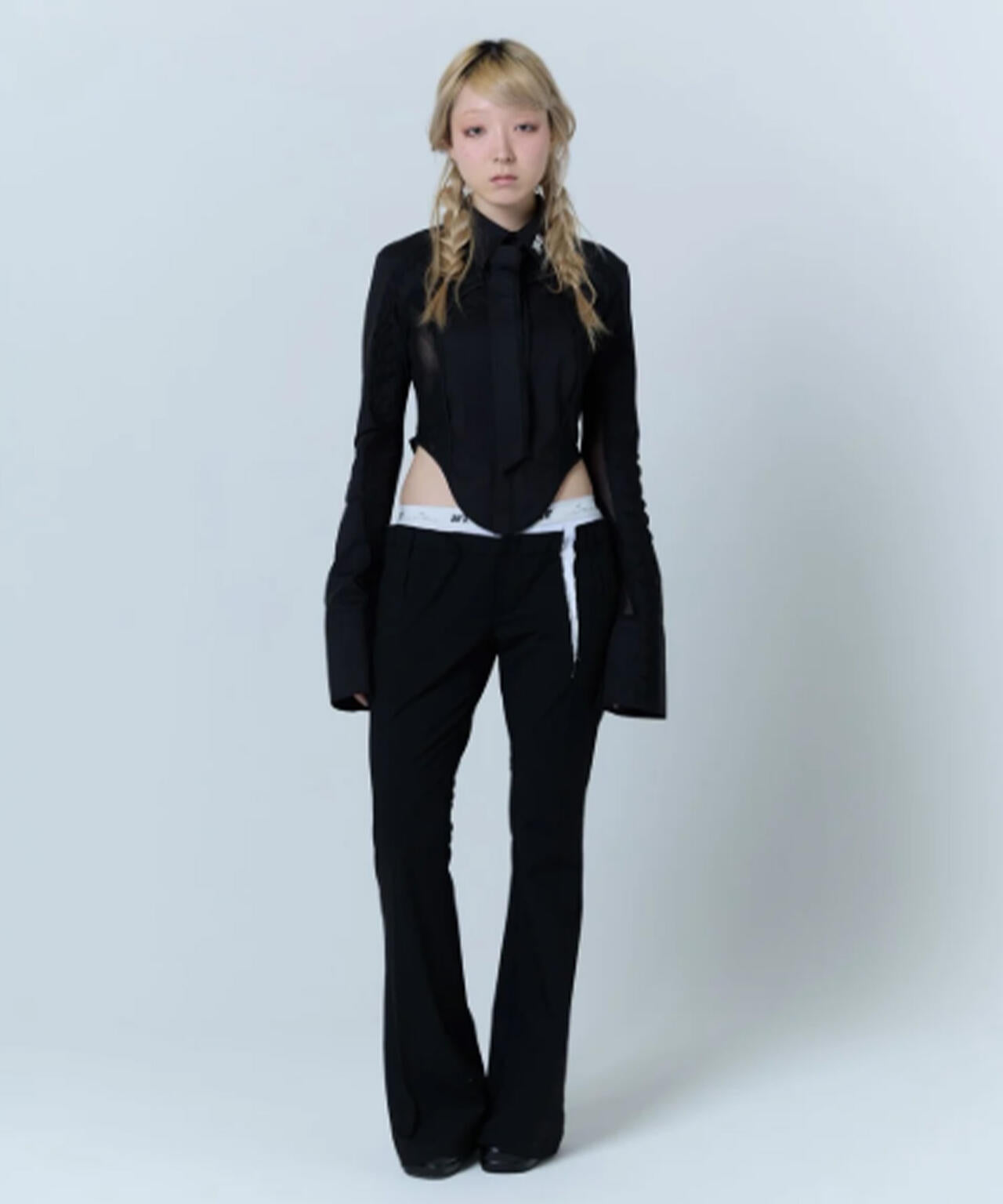 neith./ネイス/Destroyed Flare Trousers