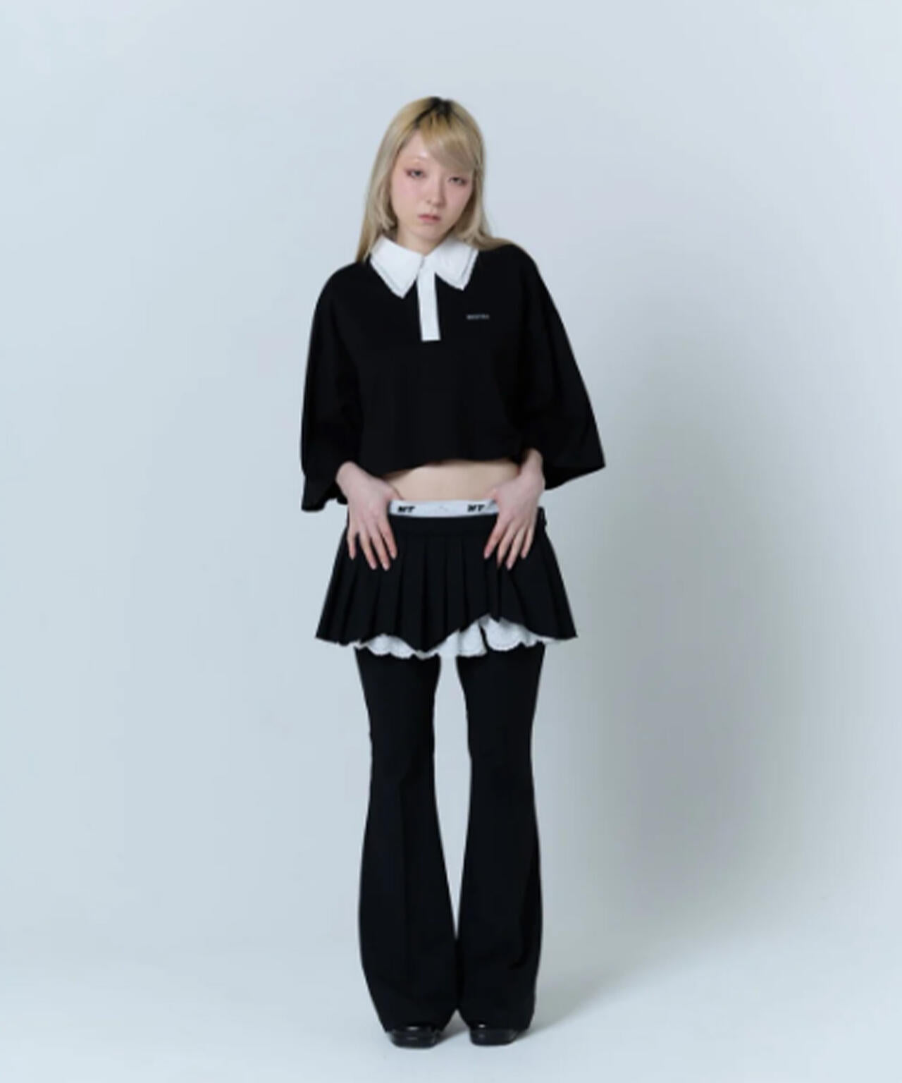 neith./ネイス/Destroyed Flare Trousers