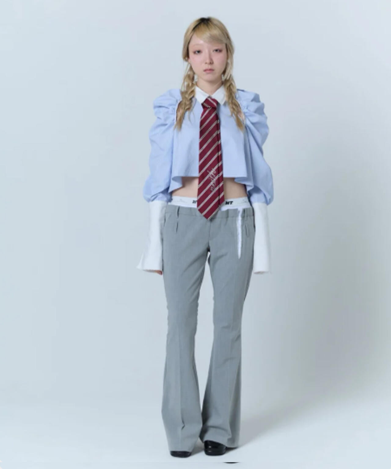neith./ネイス/Destroyed Flare Trousers