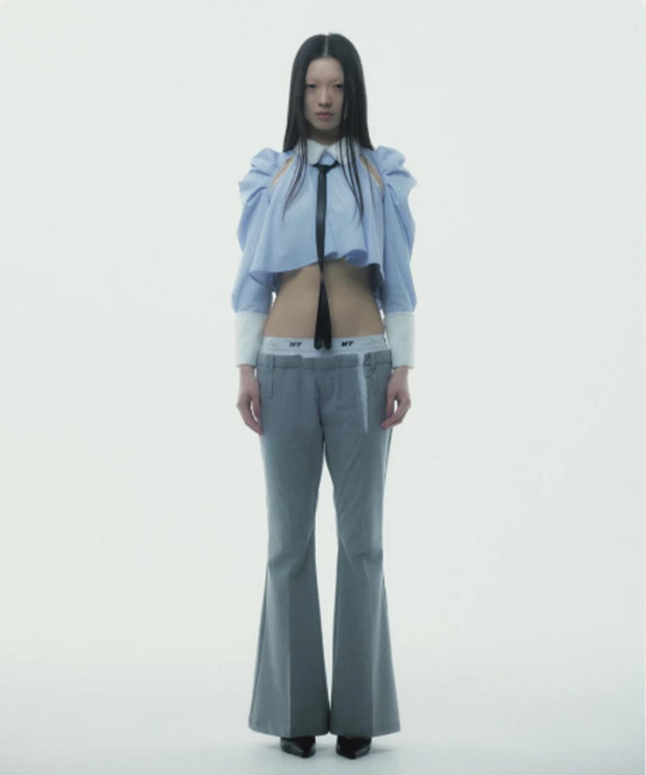neith./ネイス/Destroyed Flare Trousers