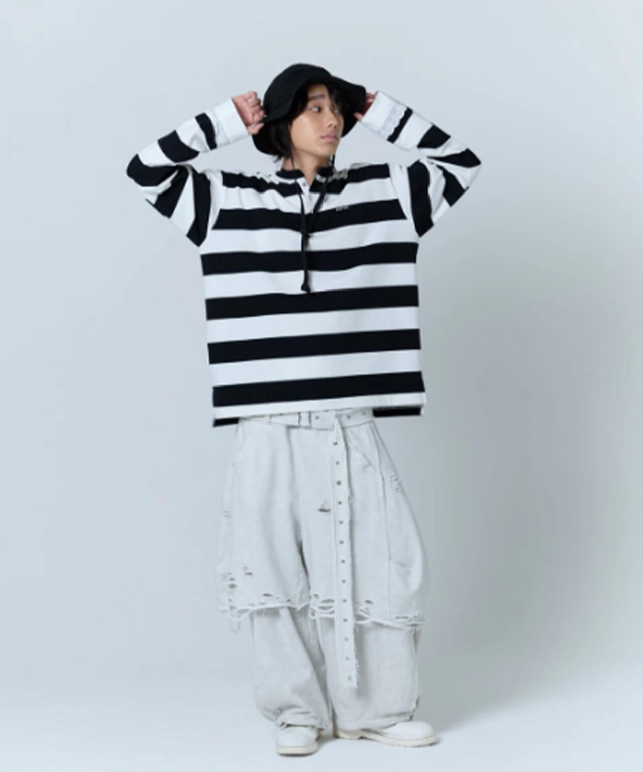 neith./ネイス/Boxer Destroyed Sweat Pants | L.H.P（エルエイチピー