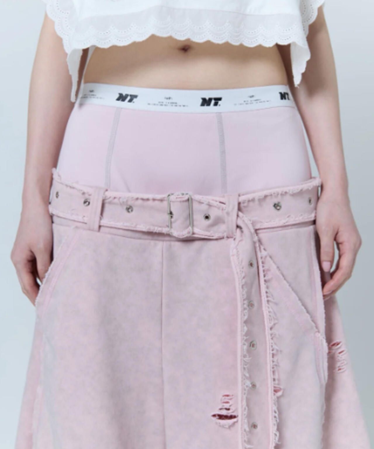neith./ネイス/Boxer Destroyed Sweat Pants