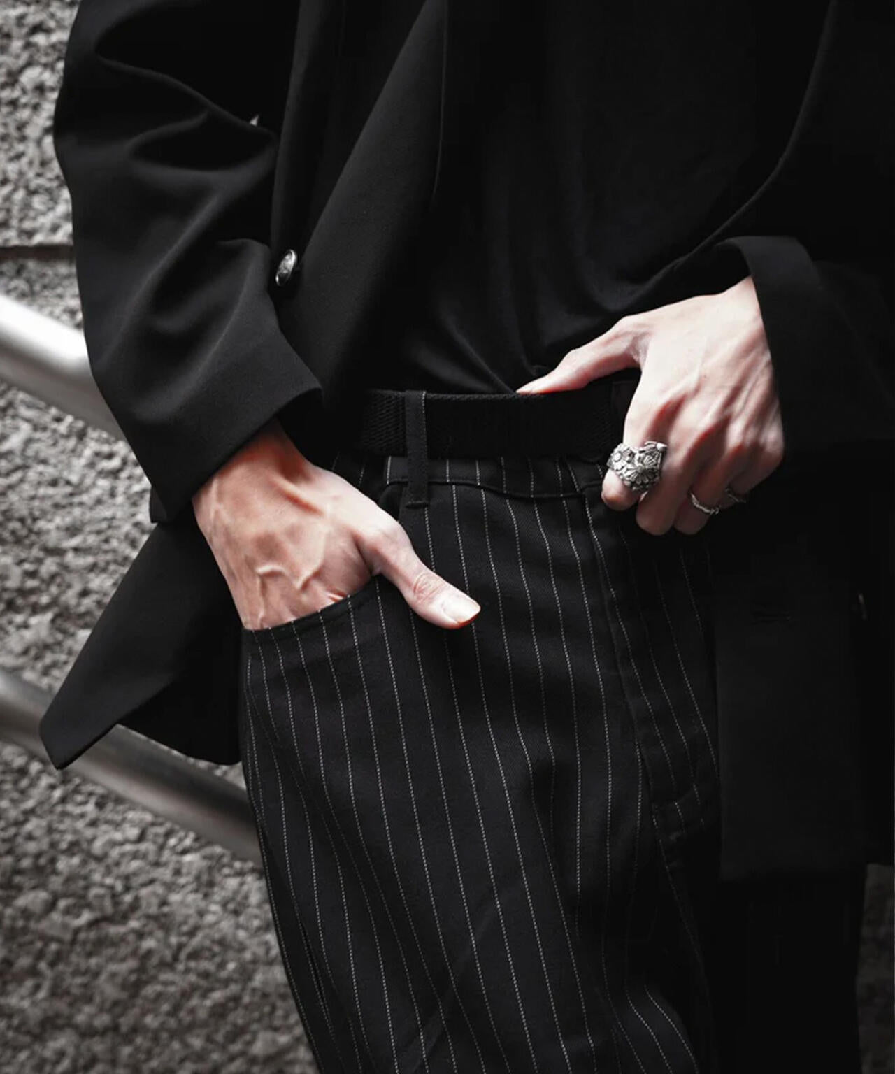 gibous/ギボス/Striped Baggy Pants | L.H.P（エルエイチピー