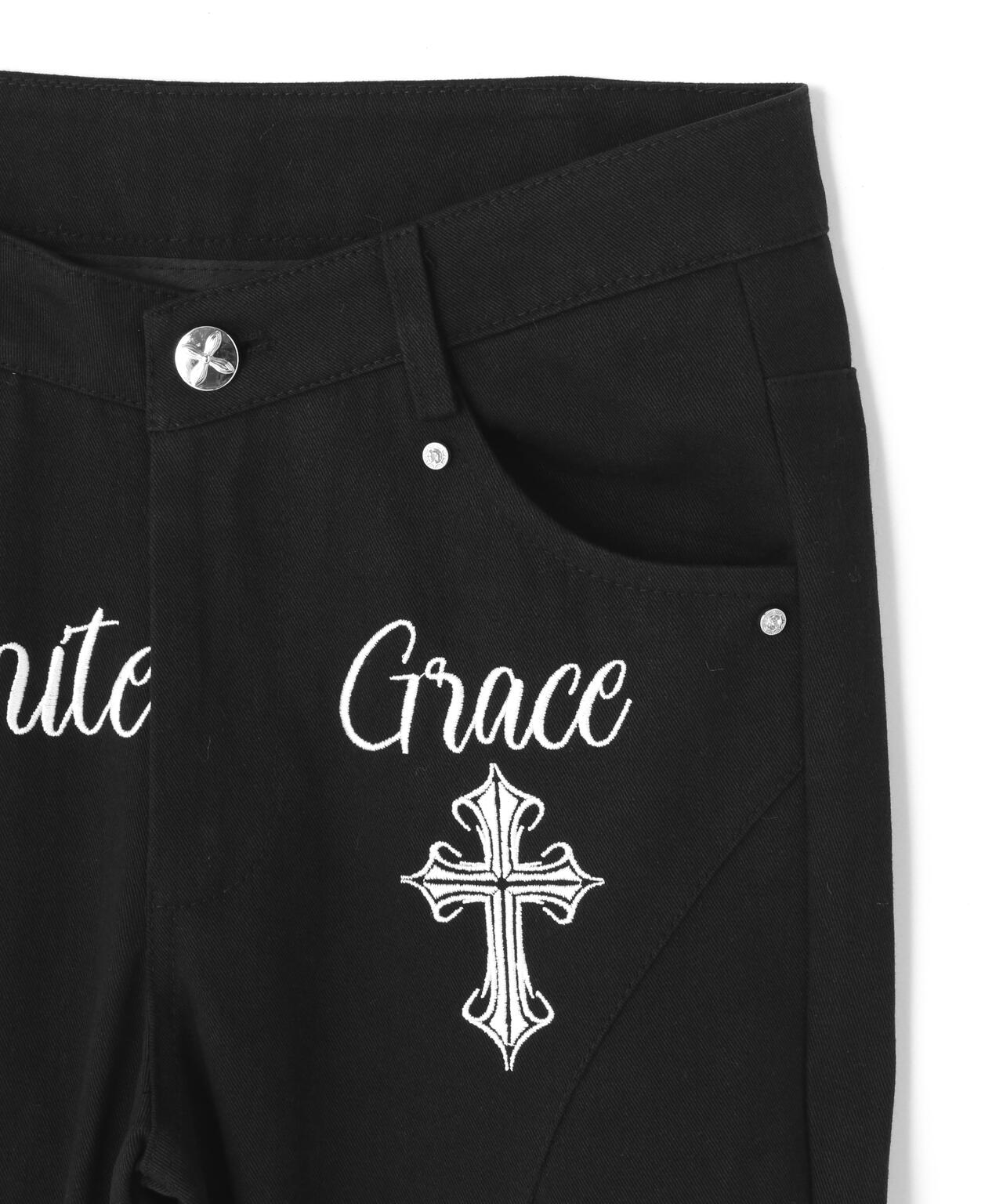 MAVYTH/メヴィス/CROSS FLARE TUCK PANTS