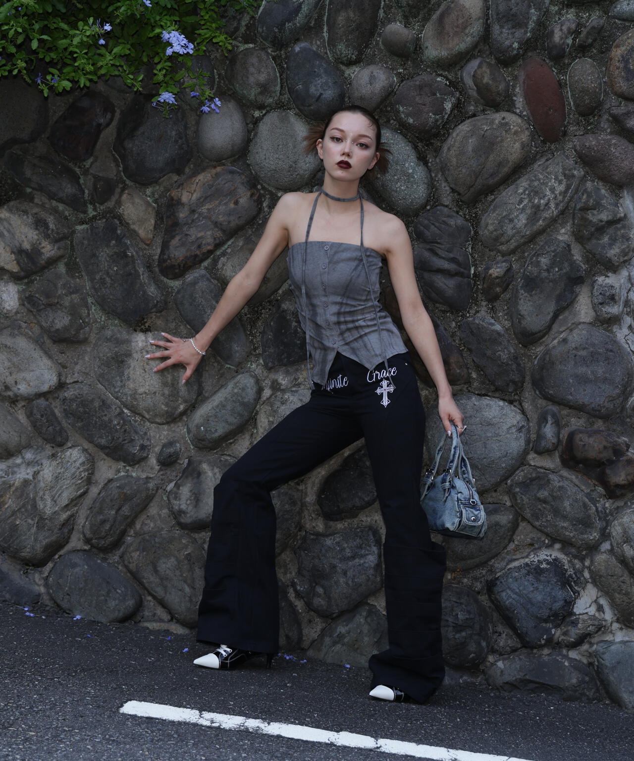 MAVYTH/メヴィス/CROSS FLARE TUCK PANTS | L.H.P（エルエイチピー