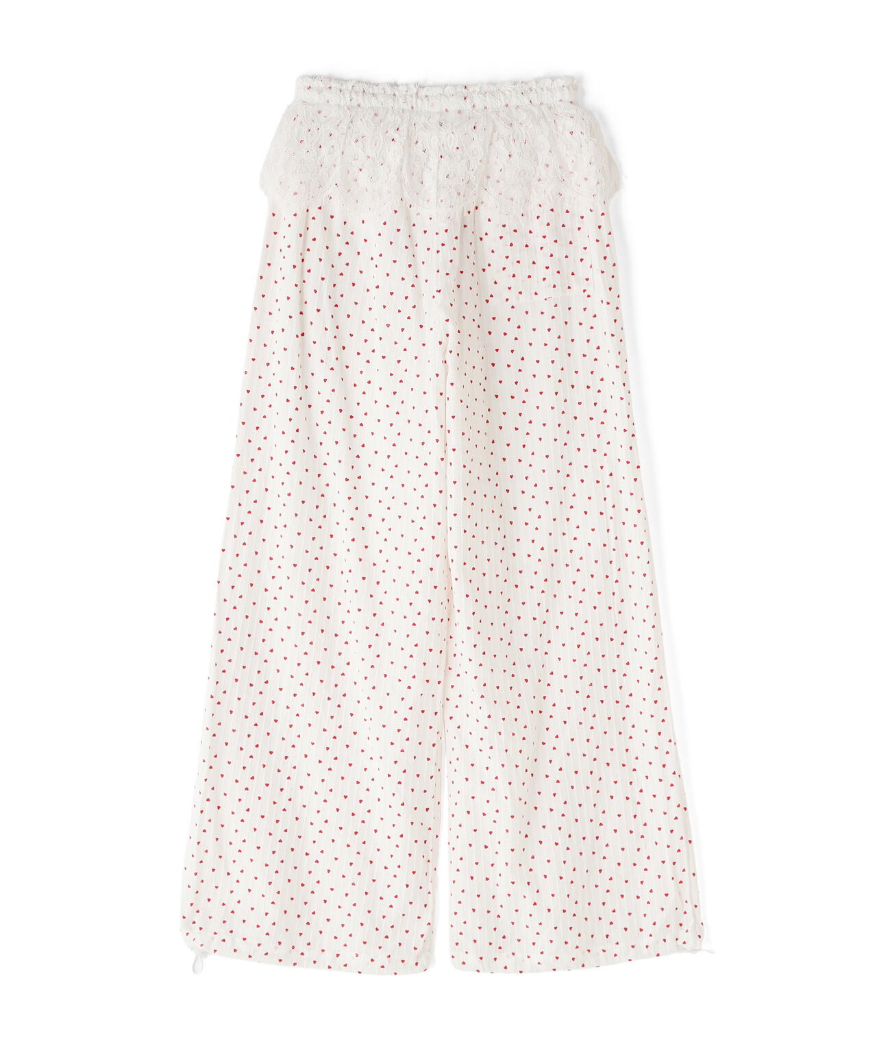MAVYTH/メヴィス/LACE WITH HEART DOT PANTS
