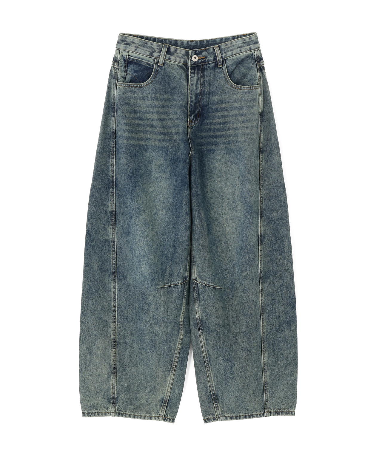 MAVYTH/メヴィス/3D CURVED BAGGY DENIM PANTS | L.H.P