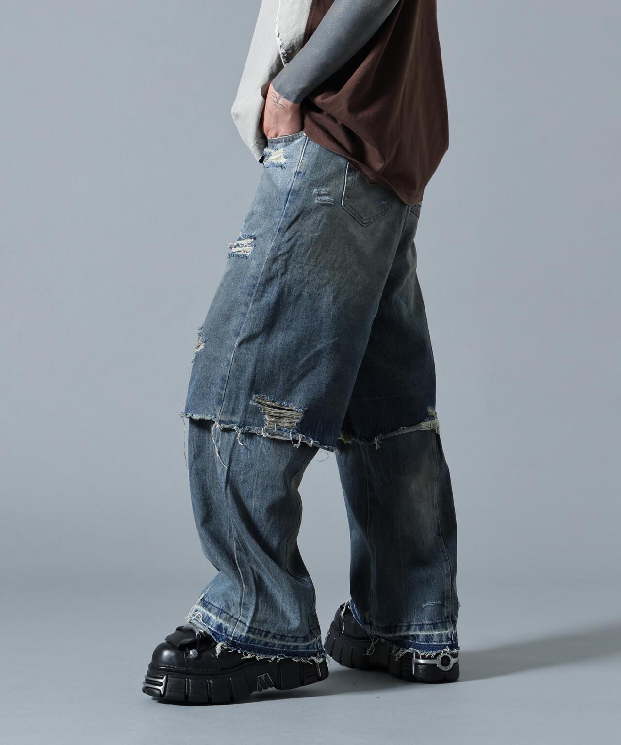MAVYTH/メヴィス/LAYERED DENIM PANTS | L.H.P（エルエイチピー