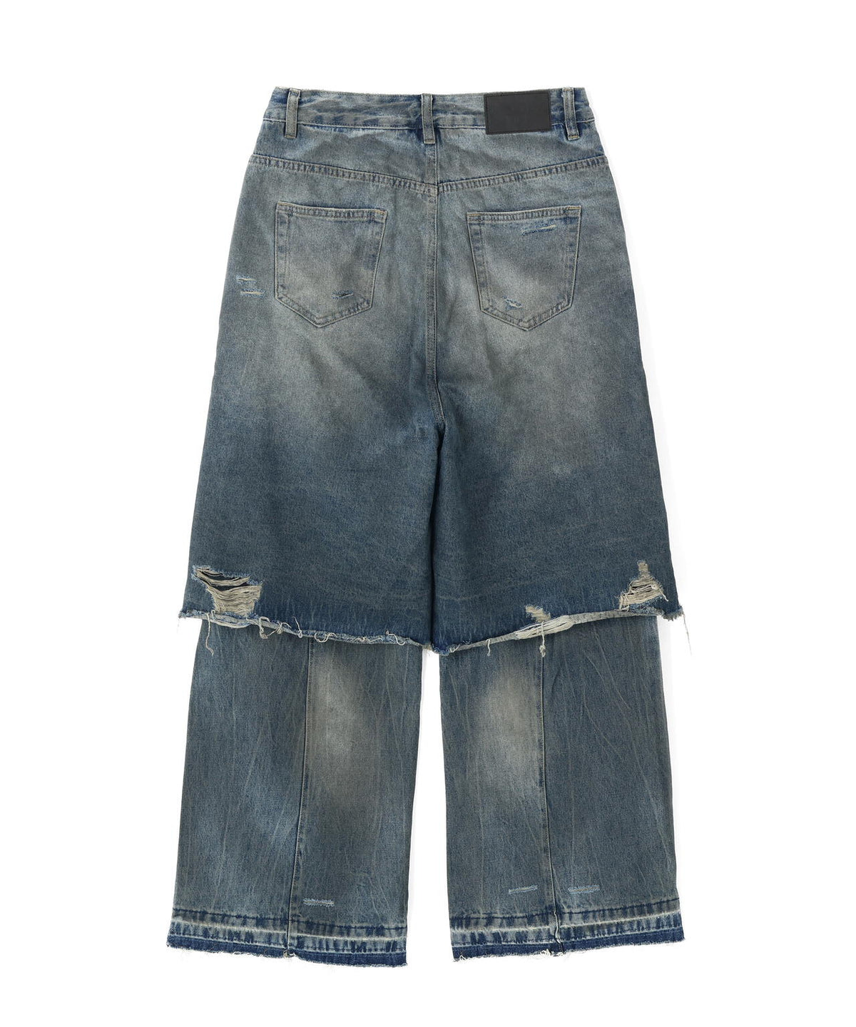 MAVYTH/メヴィス/LAYERED DENIM PANTS