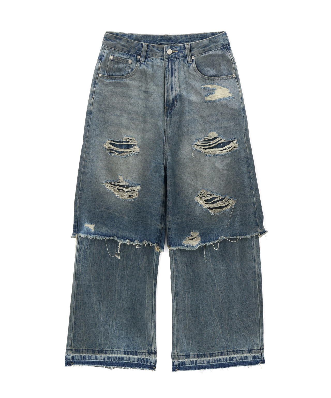 MAVYTH/メヴィス/LAYERED DENIM PANTS | L.H.P（エルエイチピー