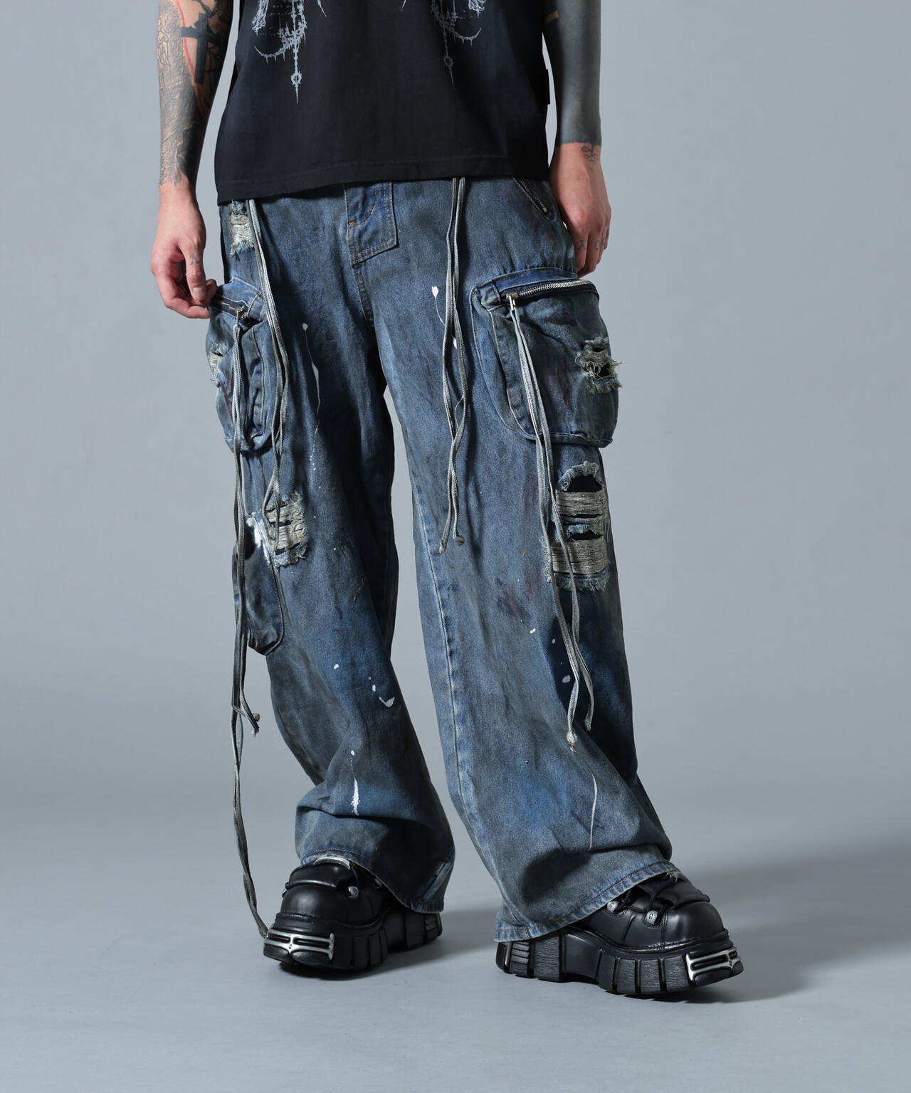 MAVYTH/メヴィス/PAINTED DEBIN CARGO PANTS | L.H.P（エルエイチピー