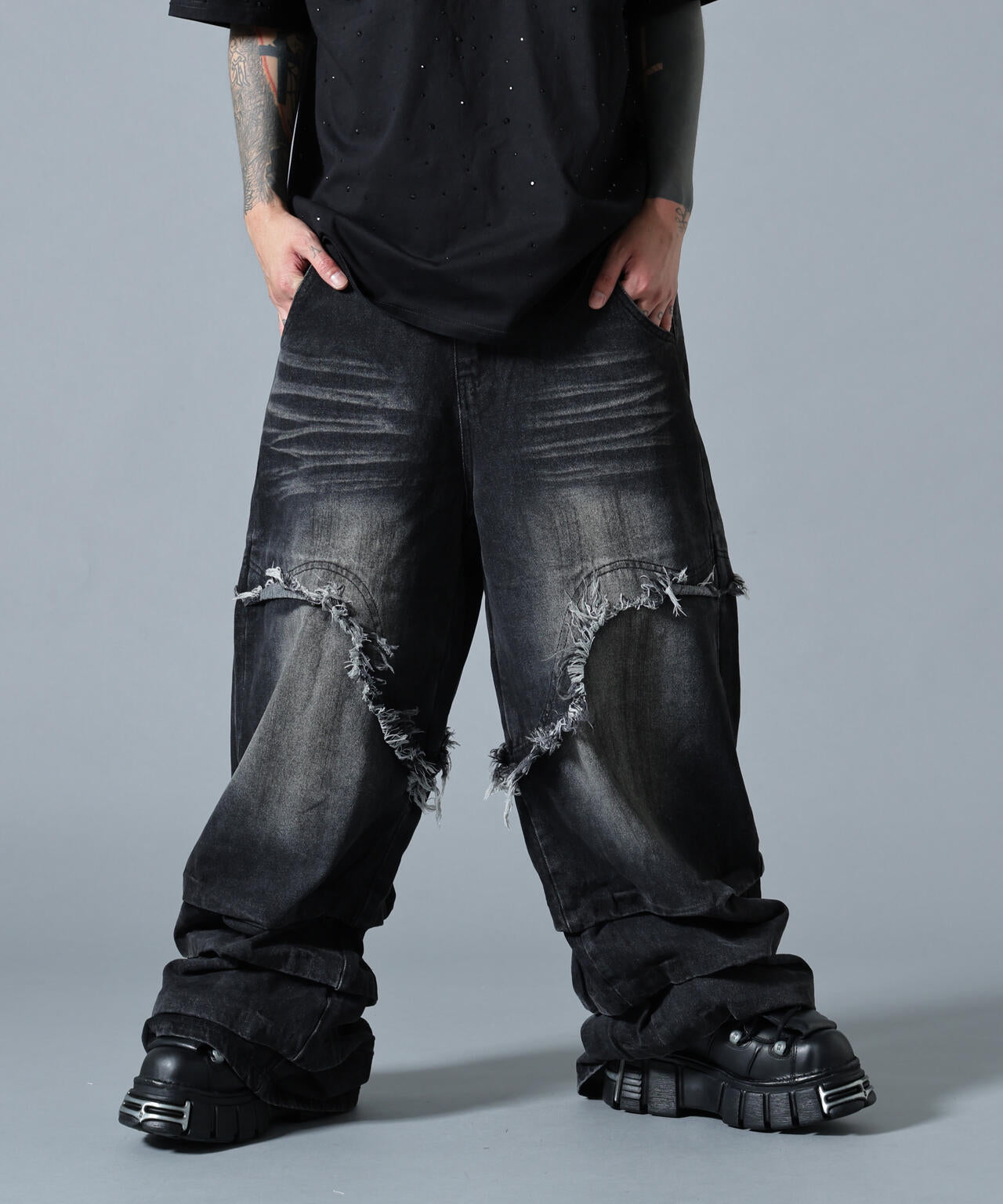MAVYTH/メヴィス/TIERED DENIM PANTS | L.H.P（エルエイチピー