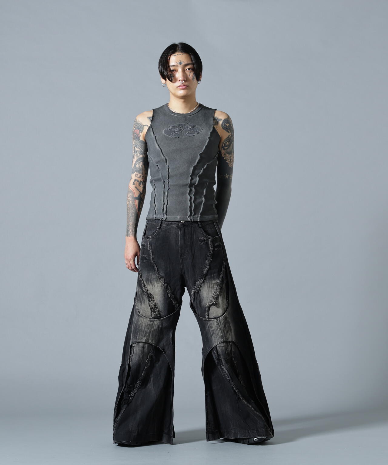 MAVYTH/メヴィス/SHADOW VEIN BAGGY JEANS | L.H.P（エルエイチピー
