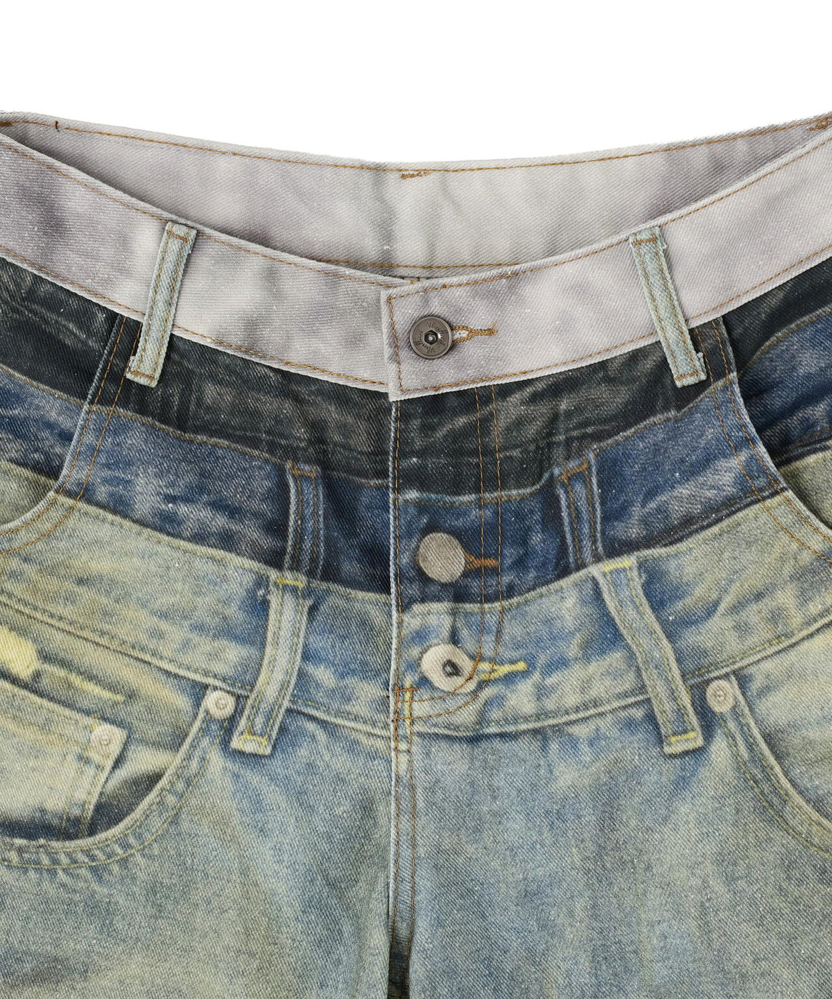 MAVYTH/メヴィス/TROMPE-I'OEIL DENIM PANT