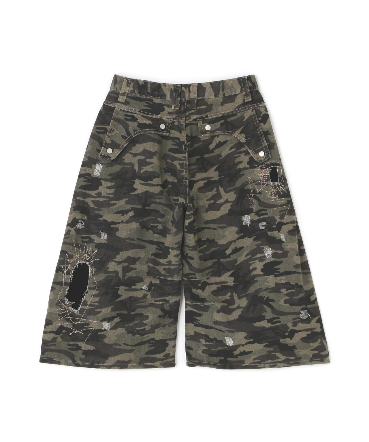 MAVYTH/メヴィス/CAMO DAMAGE DENIM PANTS