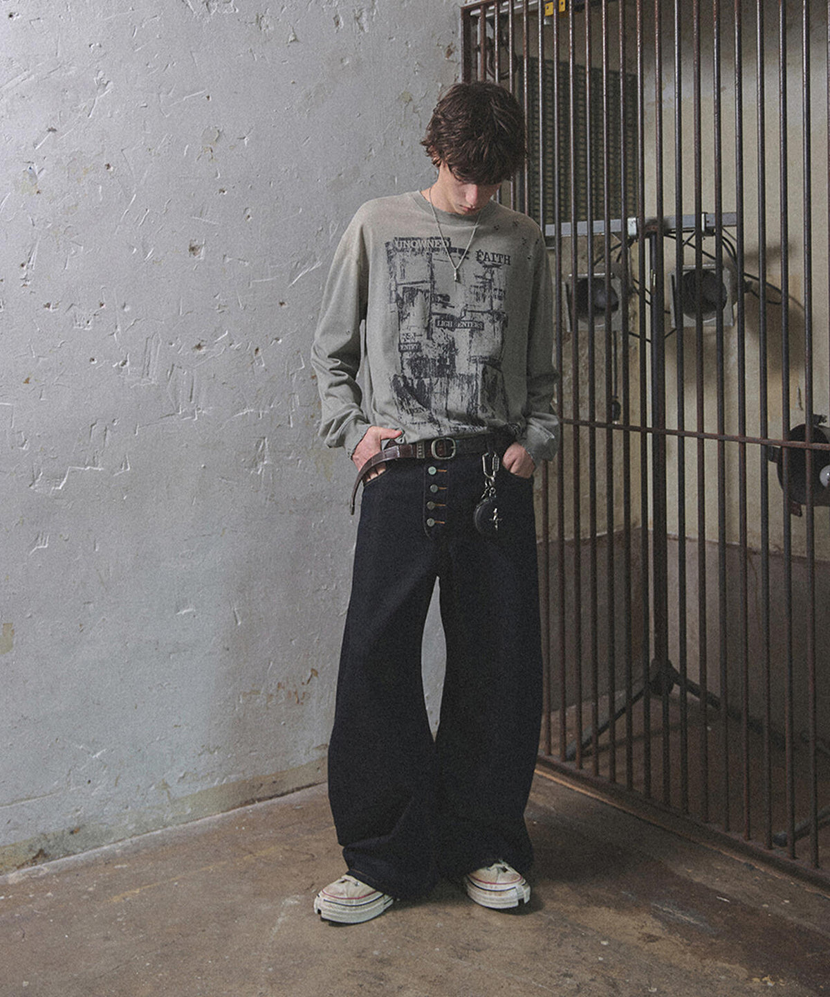 NOT4NERD/ノットフォーナード/Button Fly Dartrd Denim Pants
