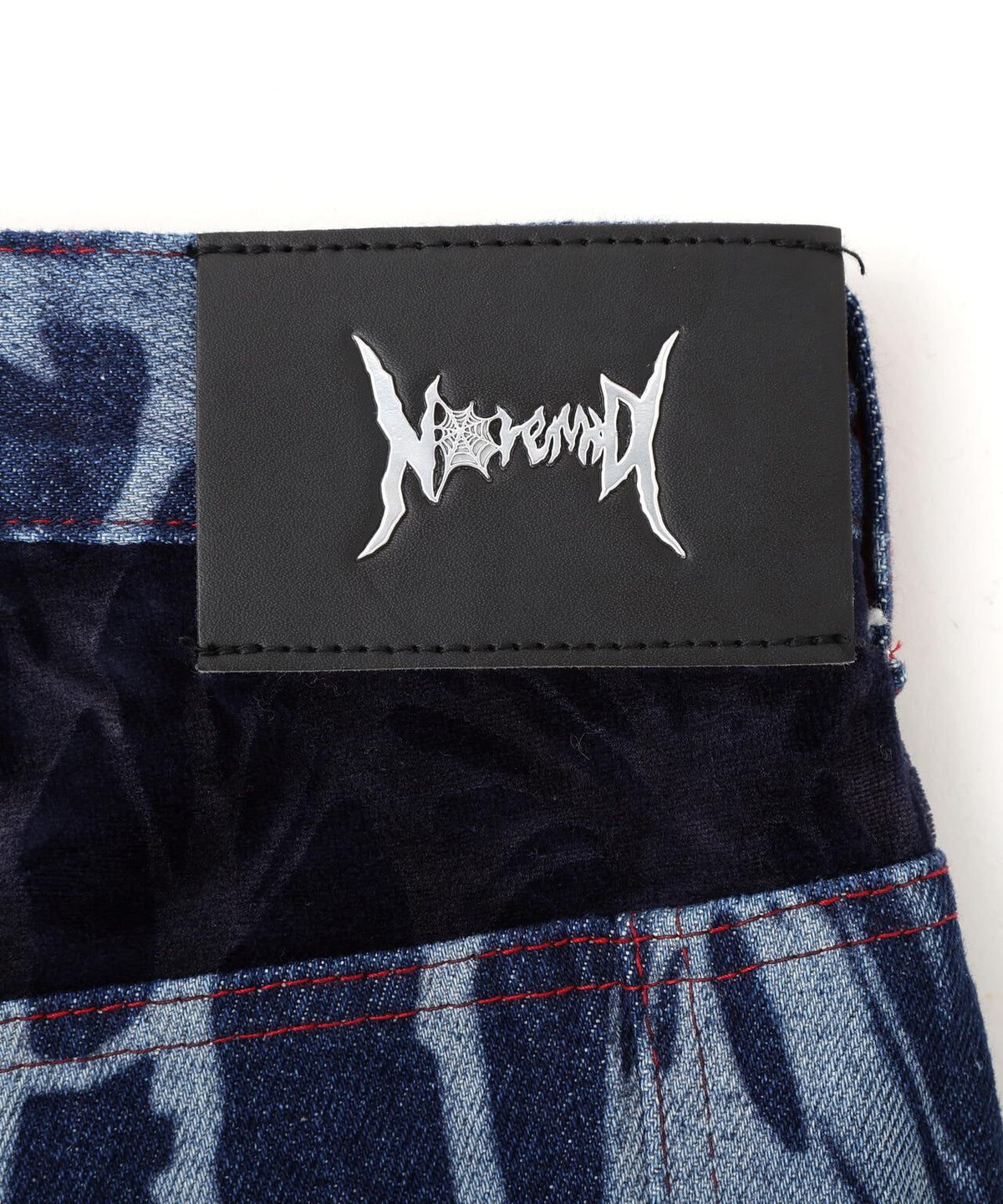 NoRemid/ノーリミッド/【LHP EXCLUSIVE】Leather Pattern Denim Pants
