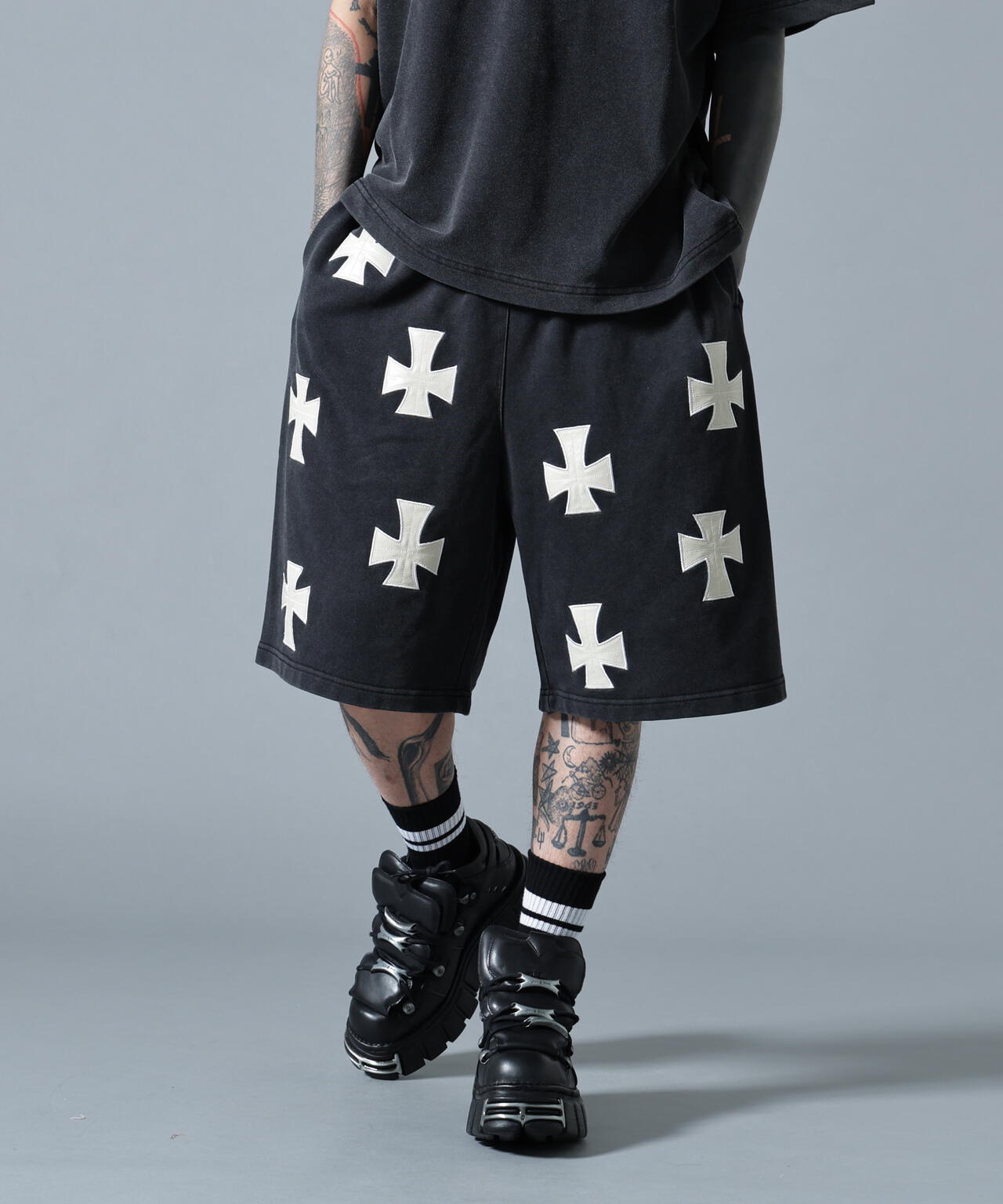 UNKNOWNLONDON/アンノウンロンドン/【LHP EXCLUSIVE】LEATHER CROSS