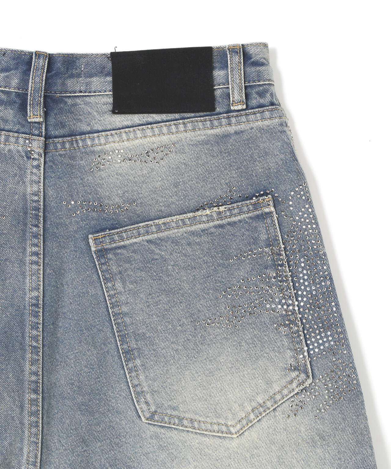MAVYTH/メヴィス/VOLTAGE GLITTER DENIM SHORTS
