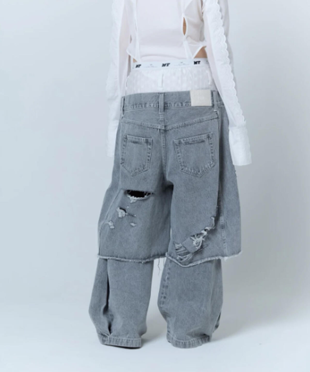 neith./ネイス/Destroyed Denim and Leg cover | L.H.P