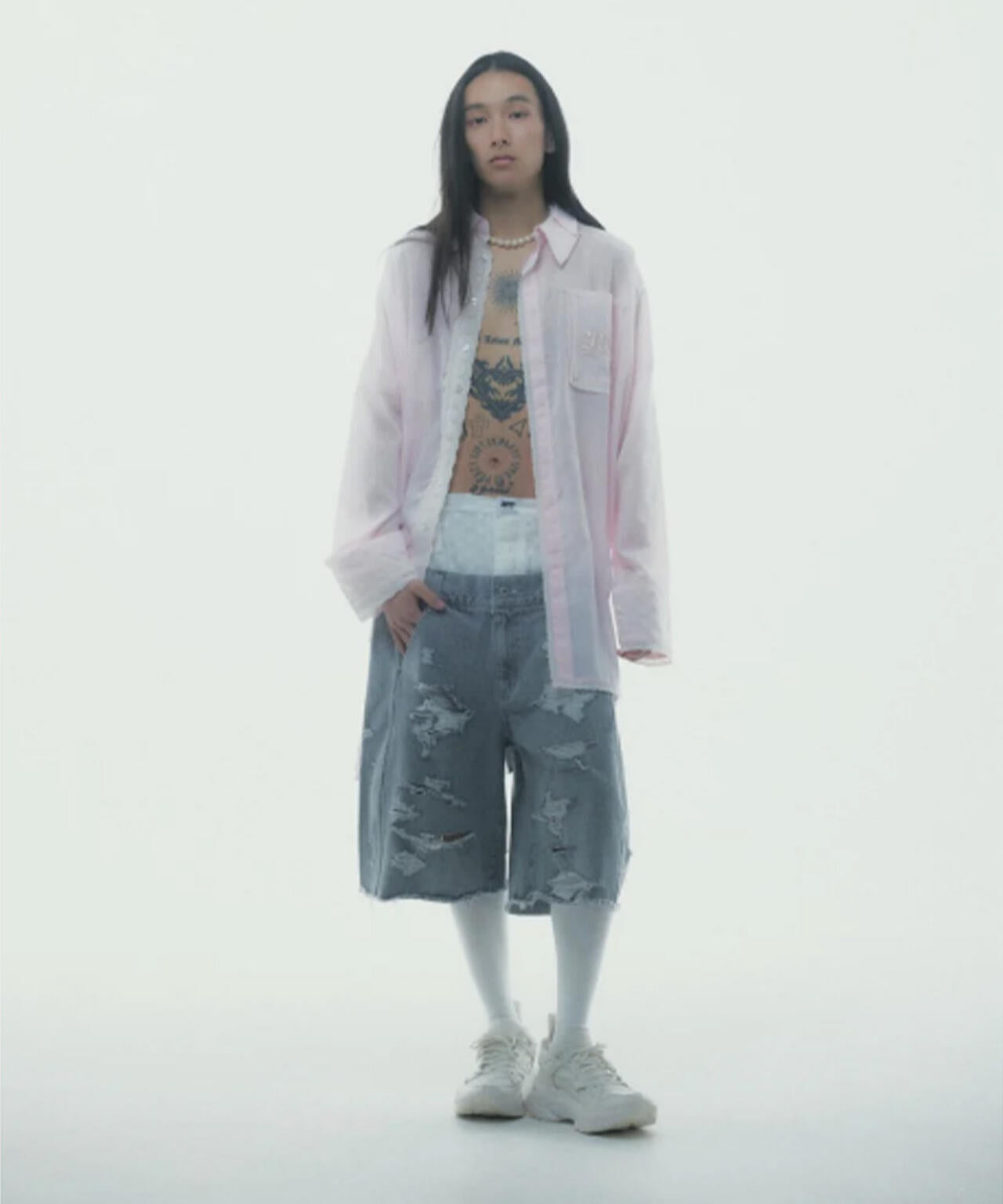 neith./ネイス/Destroyed Denim and Leg cover | L.H.P