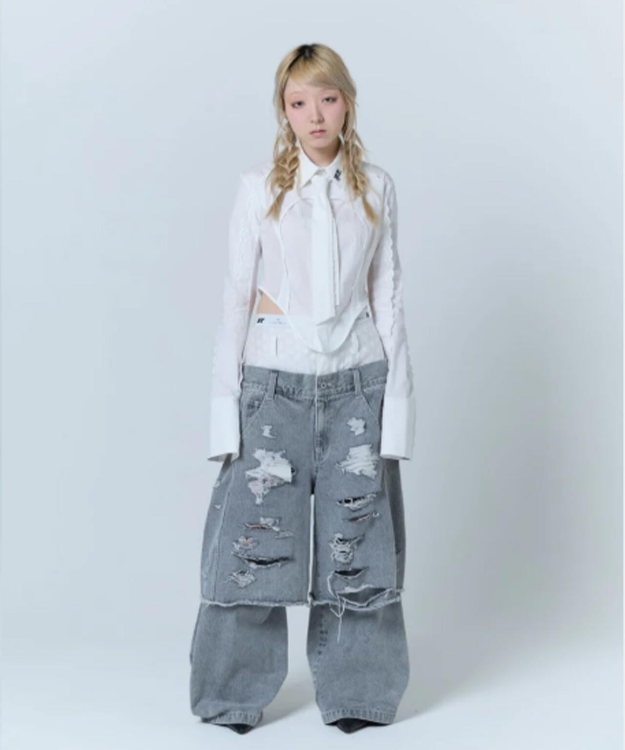 neith./ネイス/Destroyed Denim and Leg cover | L.H.P