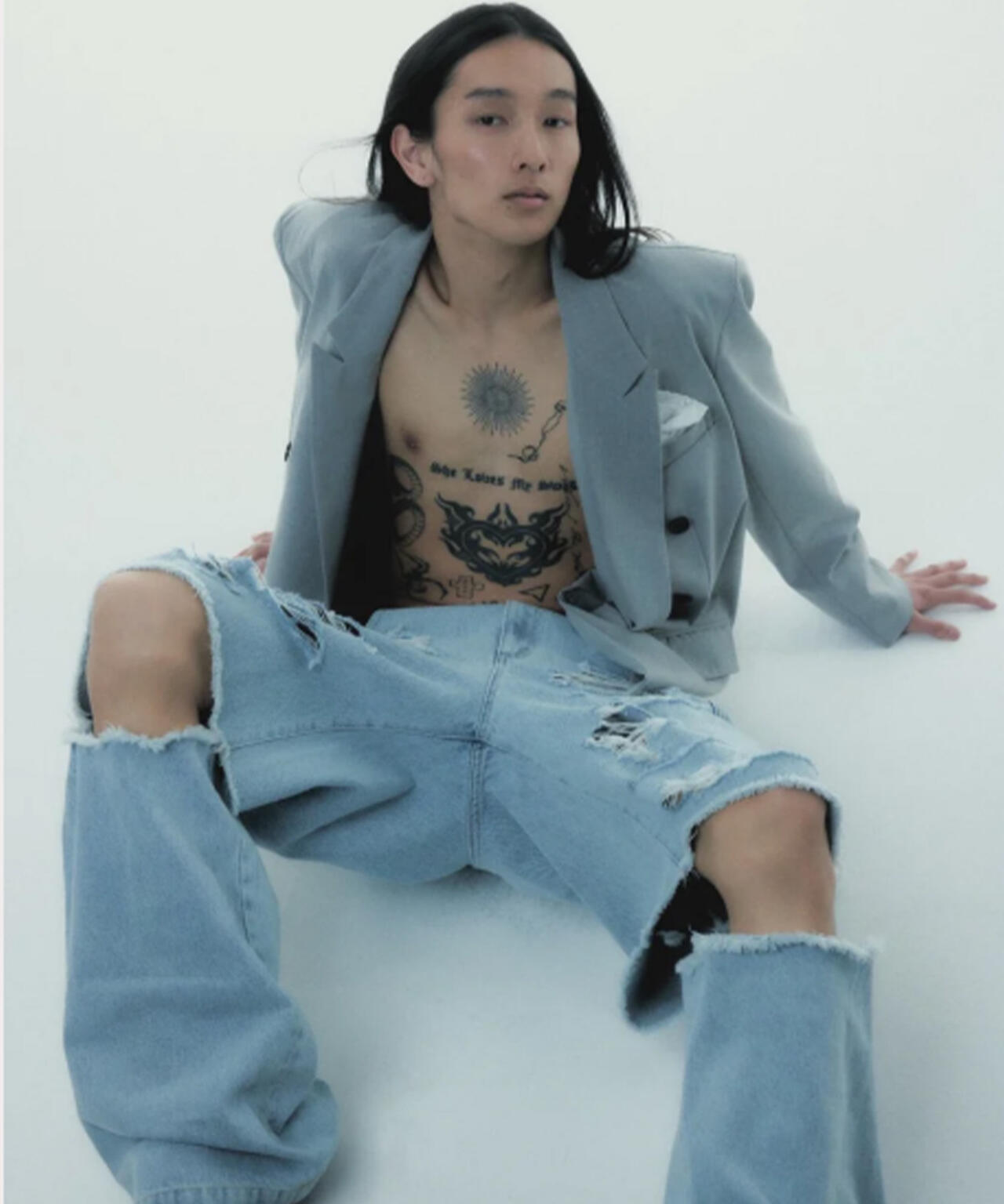 neith./ネイス/Destroyed Denim and Leg cover | L.H.P