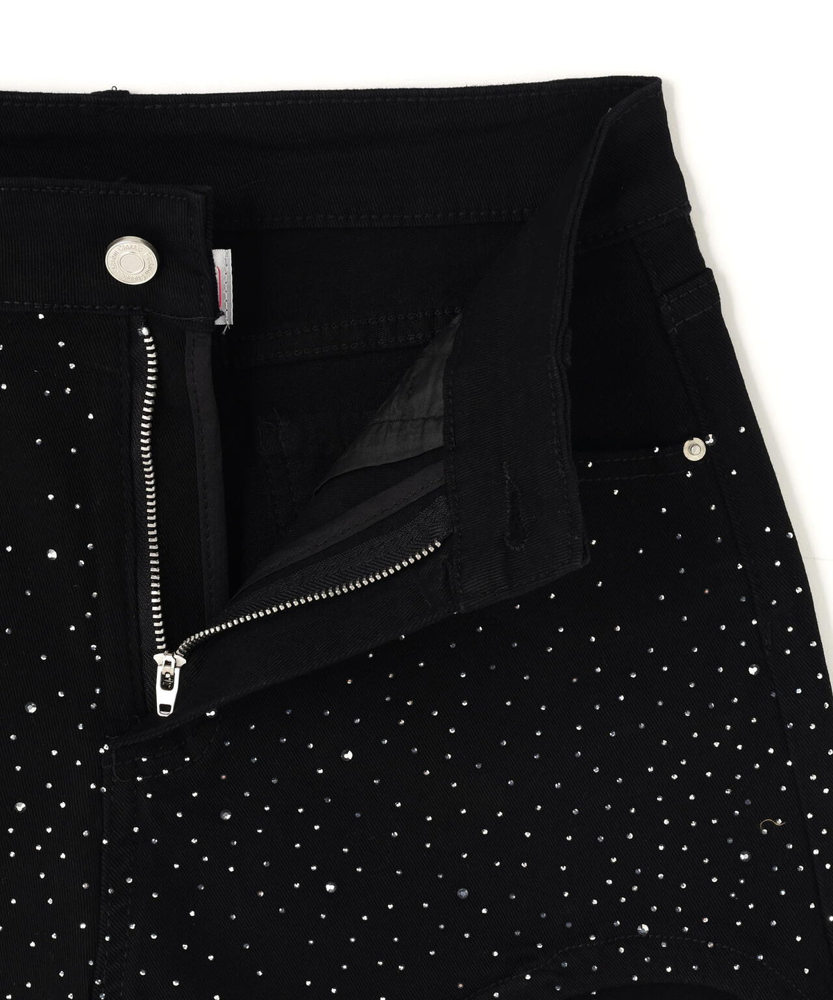 MAVYTH/メヴィス/RHINESTONE FADED DENIM SHORTS