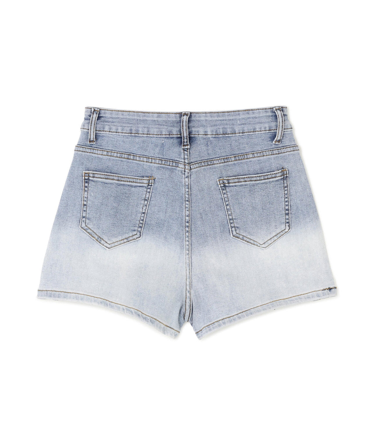 MAVYTH/メヴィス/RHINESTONE FADED DENIM SHORTS