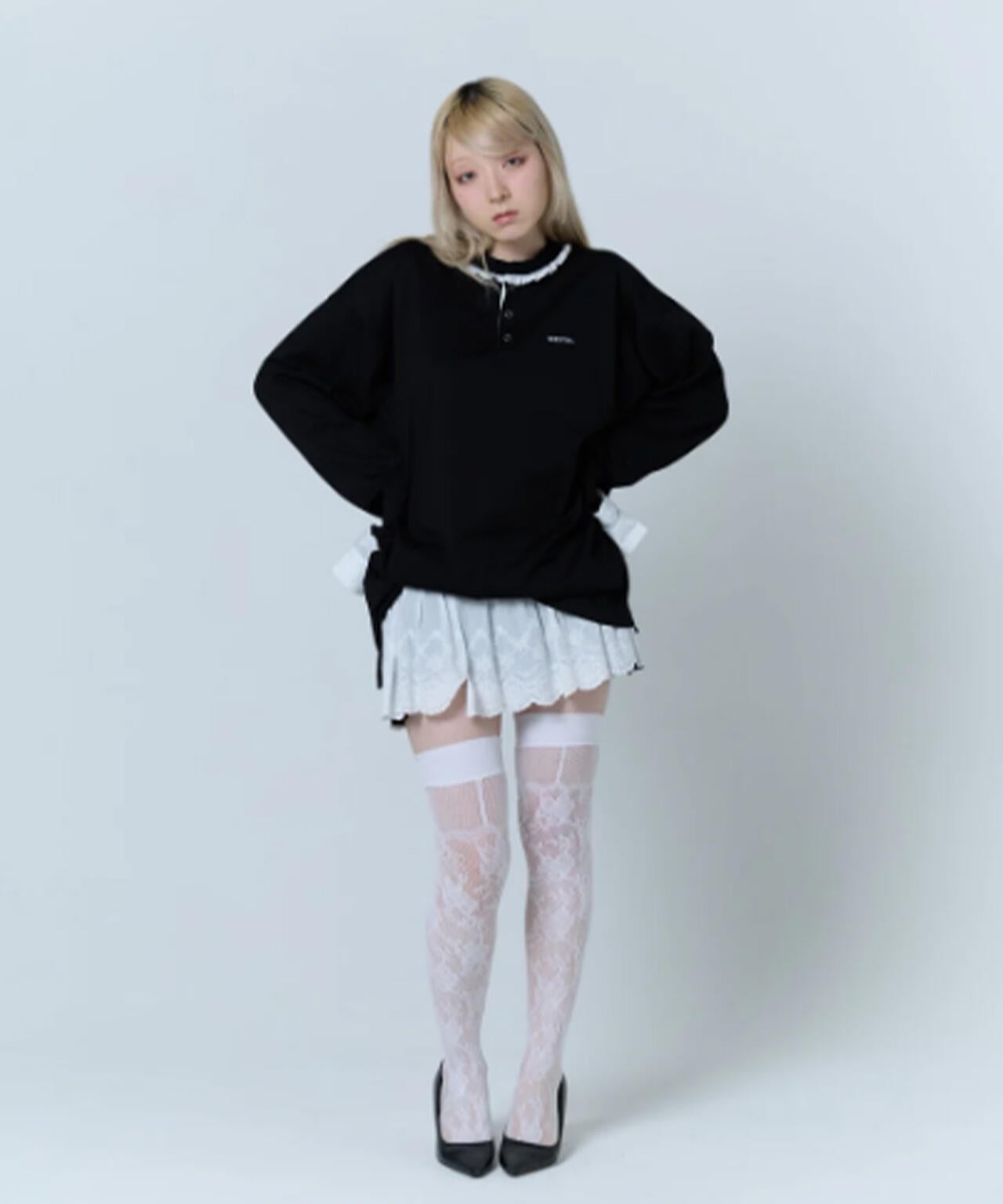 neith. Classic sweat tutu スカートBlack neith./ネイス/Destroyed Micro Mini Skirt | L.H.P（エルエイチピー