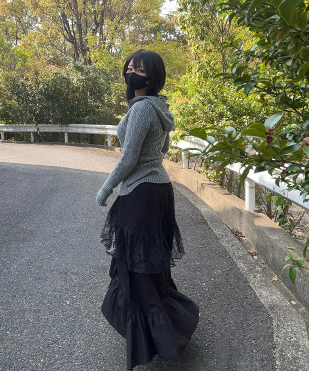 gibous/ギボス/Frill Lace Long Skirt | L.H.P（エルエイチピー