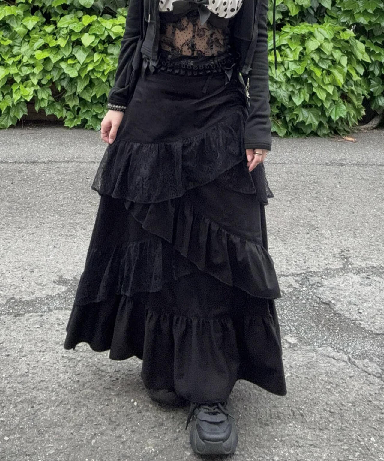 gibous/ギボス/Frill Lace Long Skirt | L.H.P（エルエイチピー