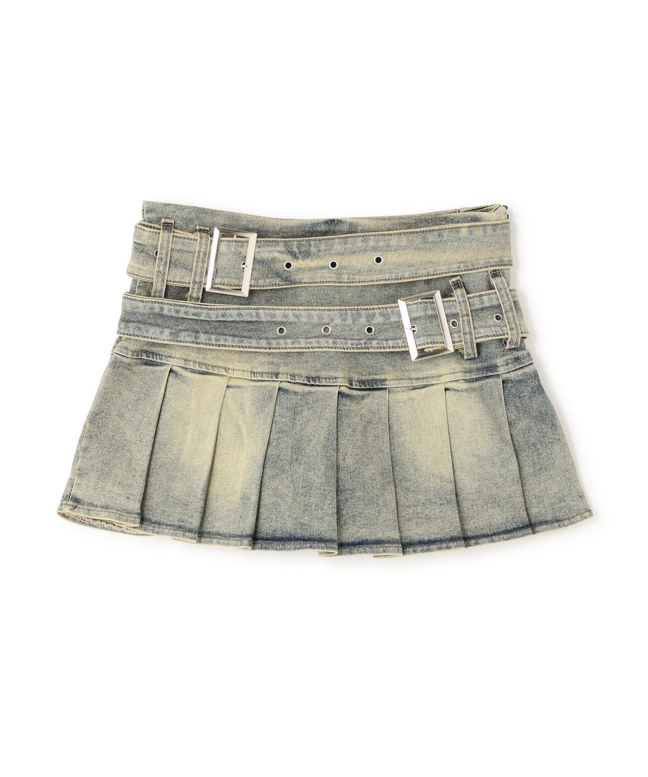 MAVYTH/メヴィス/W BELT DENIM MINI SKIRT | L.H.P（エルエイチピー