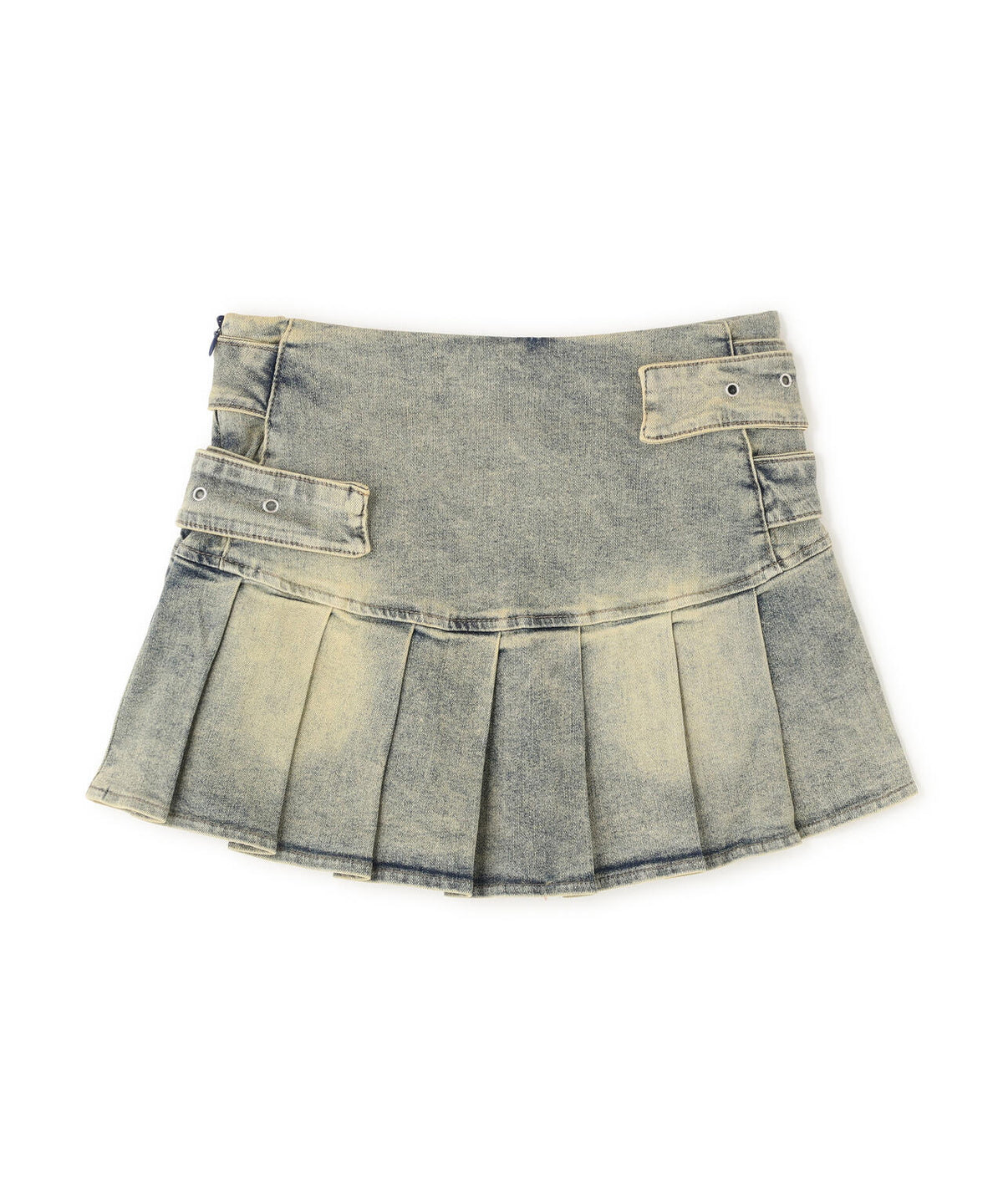 MAVYTH/メヴィス/W BELT DENIM MINI SKIRT