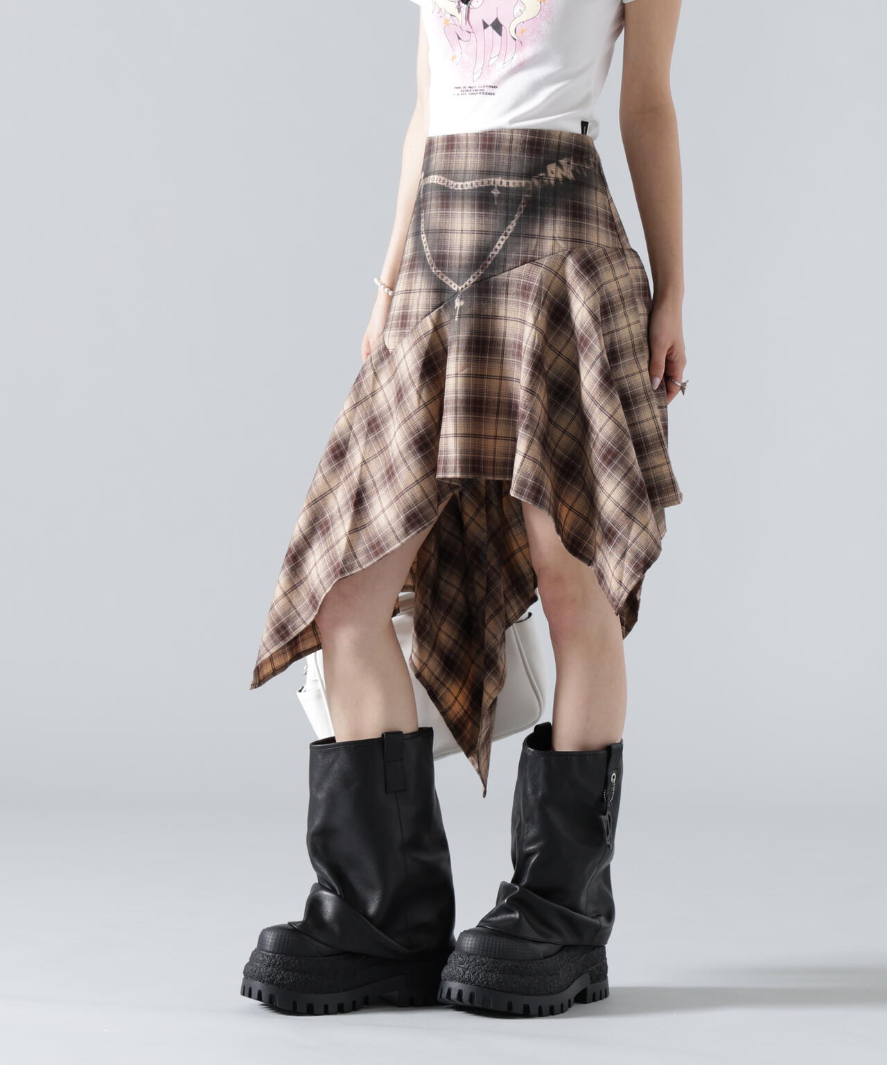 MAVYTH/メヴィス/TROMPEIL CHECK SKIRT | L.H.P（エルエイチピー