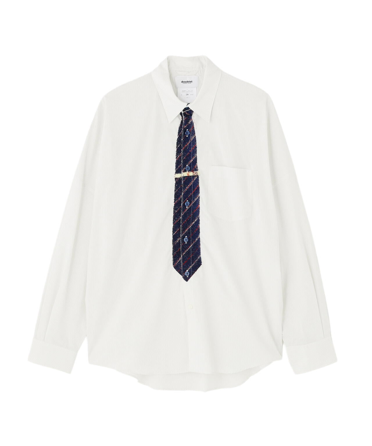 doublet/ダブレット/TROMPE L'OEIL TIE EMBROIDERY SHIRT | L.H.P