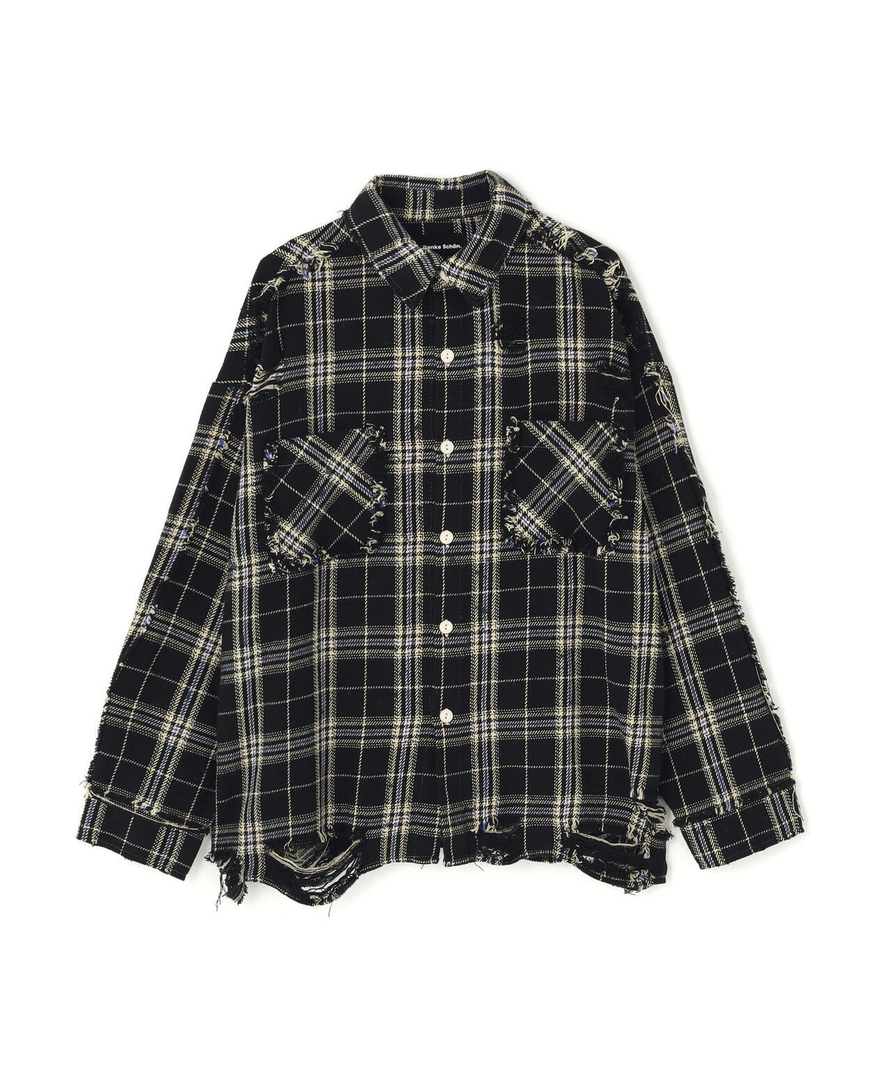 WEB&DEPOT限定】DankeSchon/ダンケシェーン/FLANNEL DAMAGE SHIRTS