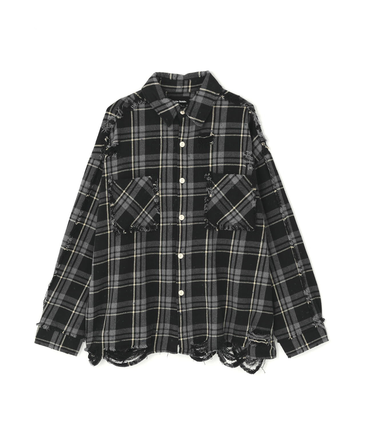 WEB&DEPOT限定】DankeSchon/ダンケシェーン/FLANNEL DAMAGE SHIRTS