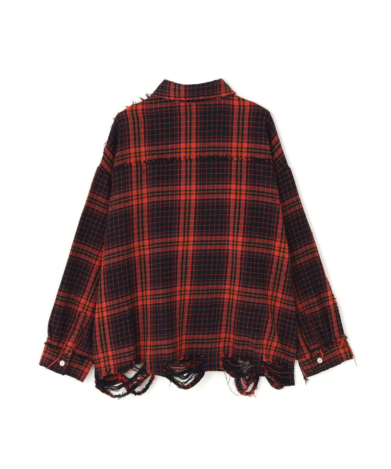 WEB&DEPOT限定】DankeSchon/ダンケシェーン/FLANNEL DAMAGE SHIRTS