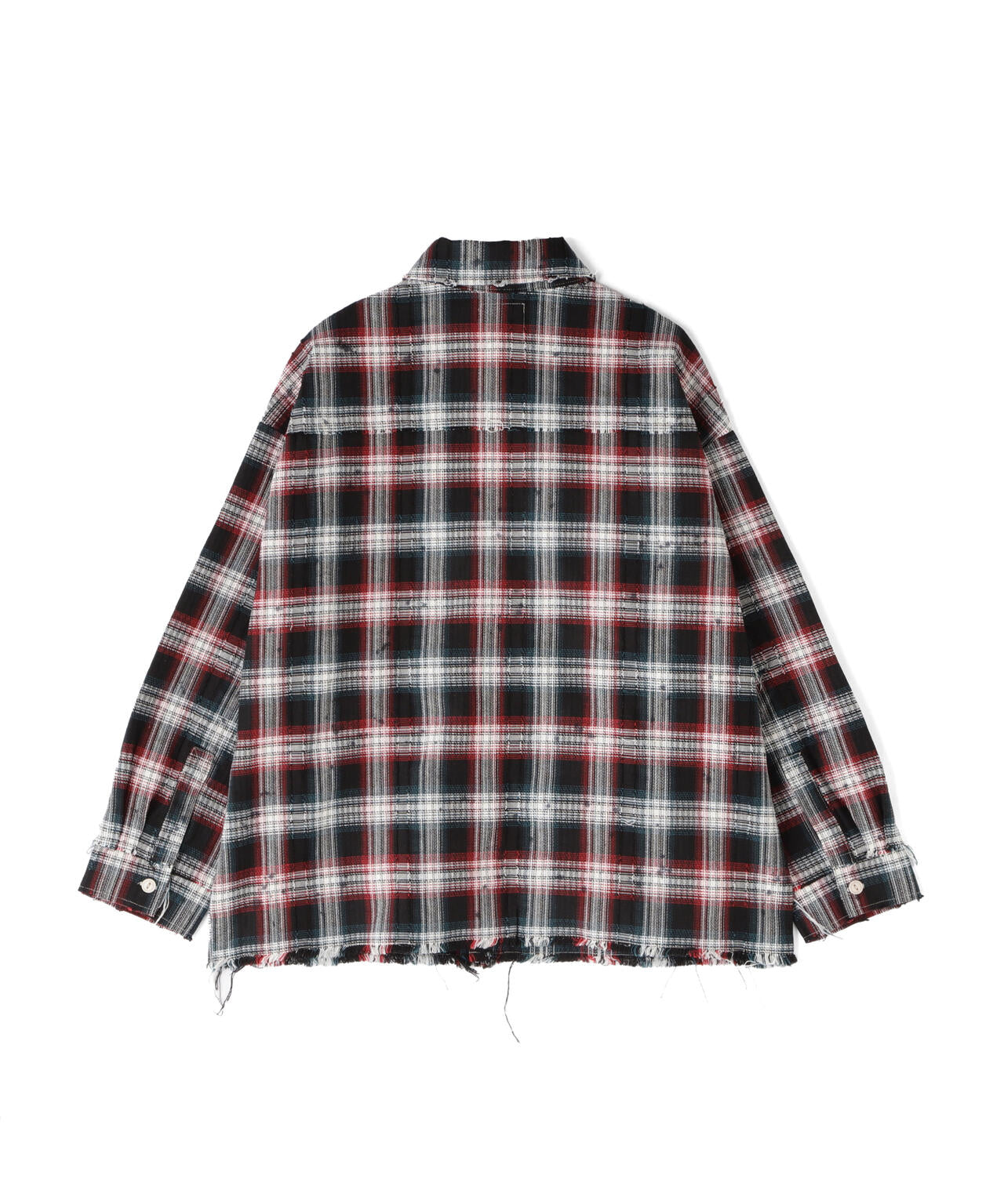 DankeSchon/ダンケシェーン/FLANNEL DAMAGE SHIRTS DOBBY | L.H.P
